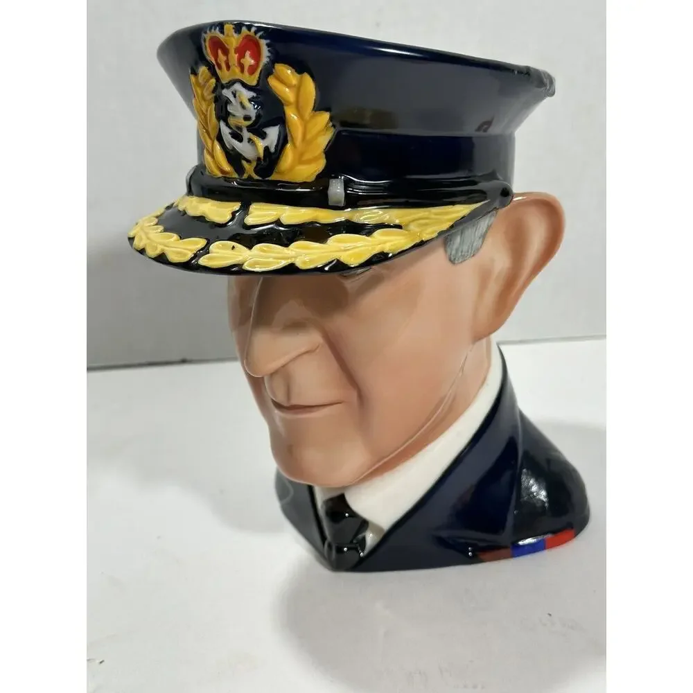 Maritime Trust 1984 The Franklin Porcelain ADMIRAL LORD CUNNINGHAM Mug NO Handle